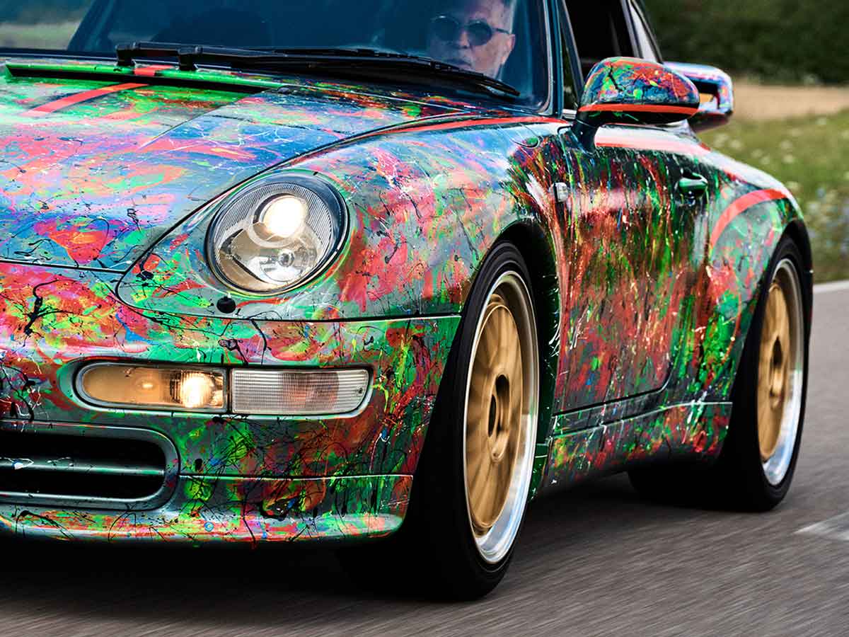 Porsche Art Car von Fabian Kühnle, artifackd