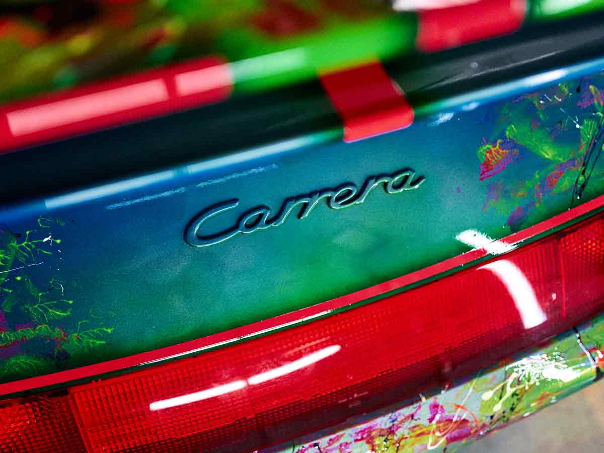 artifackd Lackierte Kunst:  Porsche Carrera Art Car by Fabian Kühnle
